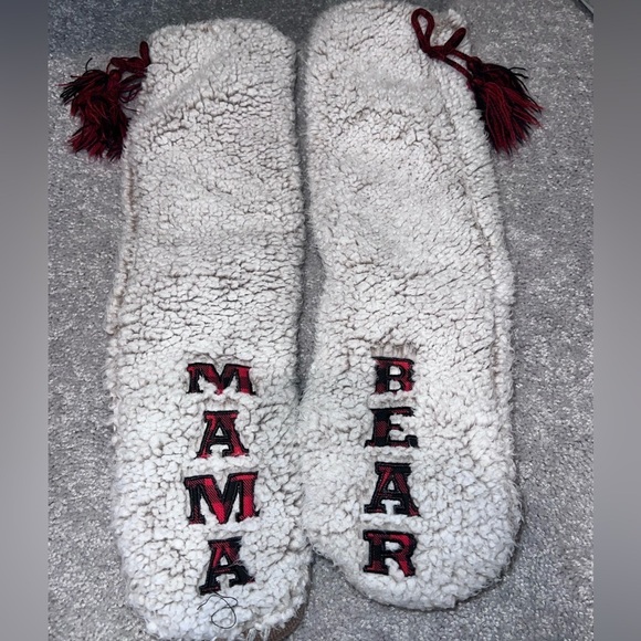 Mama Bear Sherpa Slippers - Picture 1 of 3